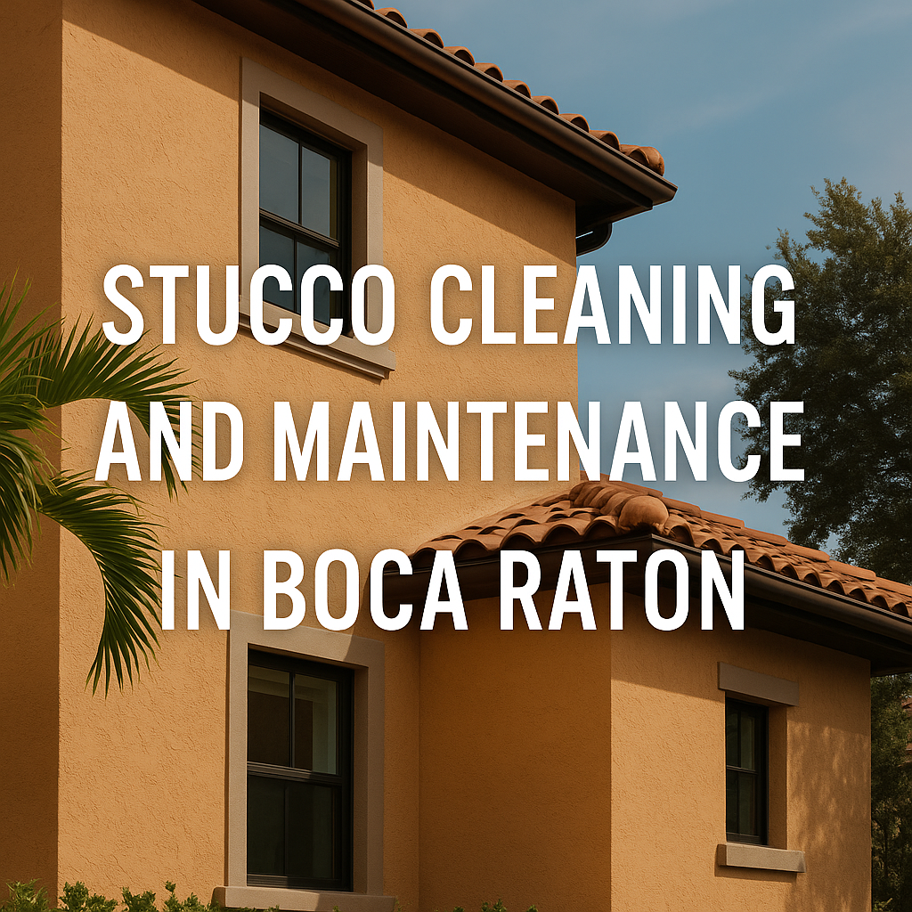 Stucco Cleaning and Maintenance in Boca Raton: Preserving Your Home’s Beauty